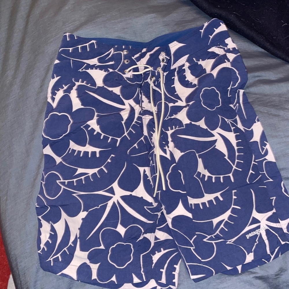 Patagonia Board Shorts blue / cream Men’s 28 guc